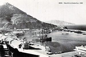 Oran - Vieux Port et Santa-Cruz - 1948